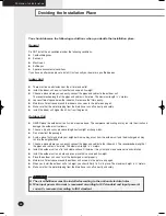 Preview for 4 page of Samsung AQ18FA Series Installation Manual