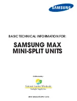 Preview for 1 page of Samsung AQN12VFUAGM Technical Manual