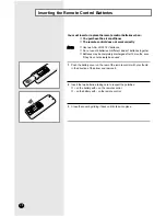 Preview for 8 page of Samsung AQT24P6GBD/UMG Owner'S Instructions Manual