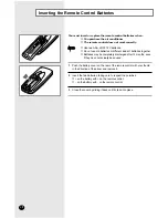 Preview for 8 page of Samsung AQT32C2BE Owner'S Instructions Manual