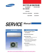 Preview for 1 page of Samsung AQV09FC Service Manual