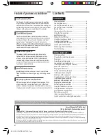 Preview for 2 page of Samsung AQV09USeries User & Installation Manual