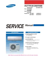 Samsung AQV18NSD Service Manual preview