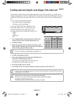 Preview for 14 page of Samsung AR**HSFS Series User & Installation Manual