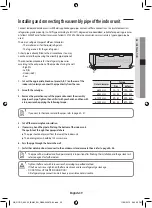 Предварительный просмотр 39 страницы Samsung AR HV5N Series User & Installation Manual