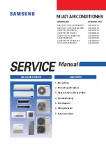 Samsung AR07TSFABWKN Service Manual preview