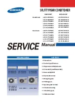 Samsung AR09HSFSPWKNEE Service Manual preview