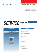 Preview for 1 page of Samsung AR09TXFYAWKNEU Service Manual