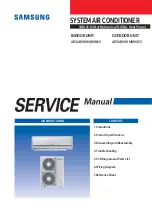 Samsung AR36BSHUMGMNCV Service Manual preview