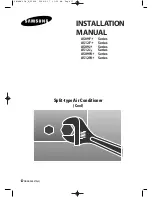 Preview for 1 page of Samsung AS09F Series Installation Manual