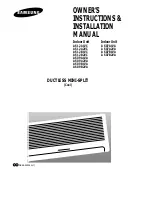 Samsung AS12A1VC Owner'S Instructions & Installation Manual preview
