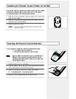 Предварительный просмотр 7 страницы Samsung AS18A1(A2)QE/B Owner'S Instructions Manual