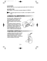 Предварительный просмотр 15 страницы Samsung aspirateur Operating Instructions Manual