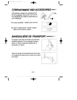 Preview for 16 page of Samsung aspirateur Operating Instructions Manual
