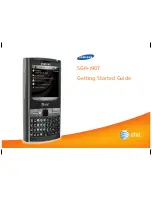 Samsung at&t SGH-i907 Getting Started Manual preview