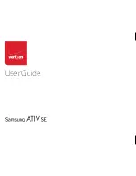 Preview for 1 page of Samsung ATIV se User Manual