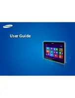 Preview for 1 page of Samsung ATIV Smart PC Pro 5 User Manual