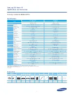 Предварительный просмотр 6 страницы Samsung ATIV Smart PC Specifications