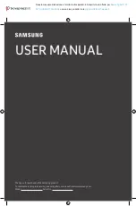 Предварительный просмотр 1 страницы Samsung AU7179 User Manual