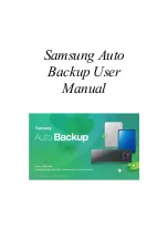 Samsung Auto Backup User Manual preview