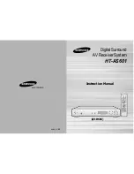 Samsung AV-R601 Instruction Manual preview