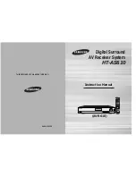 Preview for 1 page of Samsung AV-R610 Instruction Manual