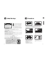 Предварительный просмотр 2 страницы Samsung AV-R620 Instruction Manual