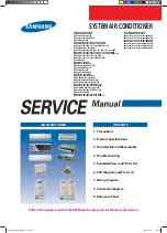 Preview for 1 page of Samsung AVXCSH022EE Service Manual