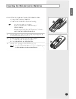 Предварительный просмотр 7 страницы Samsung AW Series Owner'S Instructions Manual