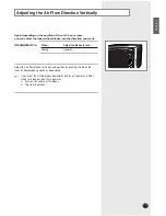 Предварительный просмотр 11 страницы Samsung AW Series Owner'S Instructions Manual