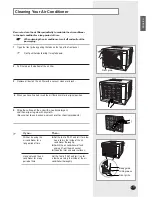 Предварительный просмотр 17 страницы Samsung AW Series Owner'S Instructions Manual