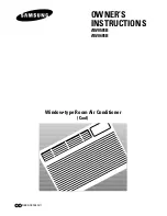 Samsung AW0501B Owner'S Instructions Manual preview