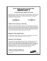 Preview for 16 page of Samsung AW0529 Owner'S Instructions Manual