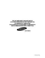 Preview for 12 page of Samsung AW05F05EA Owner'S Instructions Manual