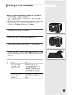 Preview for 17 page of Samsung AW069CB Owner'S Instructions Manual