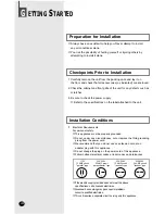 Preview for 22 page of Samsung AW069CB Owner'S Instructions Manual