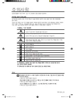 Предварительный просмотр 2 страницы Samsung AW06ECB7 (Korean) User Manual