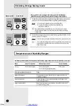 Preview for 14 page of Samsung AW06FANAA Owner'S Instructions Manual