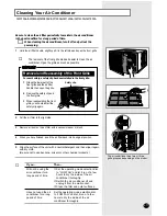 Preview for 11 page of Samsung AW070AA Owner'S Instructions Manual