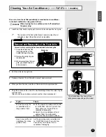 Предварительный просмотр 9 страницы Samsung AW07A0NEB Owner'S Instructions Manual