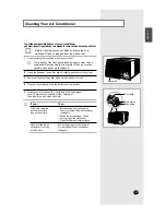 Предварительный просмотр 13 страницы Samsung AW07A7B Owner'S Instructions Manual