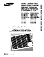 Preview for 1 page of Samsung AW07A8SA Owner'S Instructions Manual