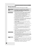 Preview for 2 page of Samsung AW07PHHBA Owner'S Instructions Manual