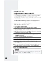 Preview for 2 page of Samsung AW1291L Owner'S Instructions Manual