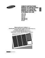 Samsung AW12A7JA Owner'S Instructions Manual preview