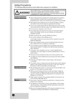 Preview for 2 page of Samsung AW12P1HAA Owner'S Instructions Manual