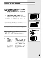 Preview for 17 page of Samsung AW2400B Owner'S Instructions Manual