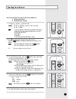 Предварительный просмотр 17 страницы Samsung AW2492L Owner'S Instructions Manual