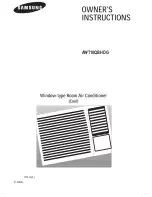 Samsung AW24QBHEB Owner'S Instructions Manual preview