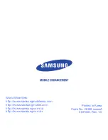 Samsung AWEP460JBE Manual preview